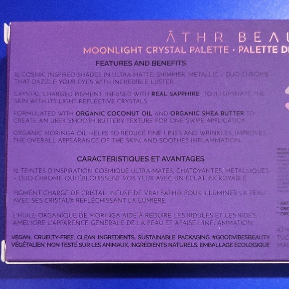 Moonlight Crystal Eyeshadow Palette By Athr Beauty - Picture 10 of 14